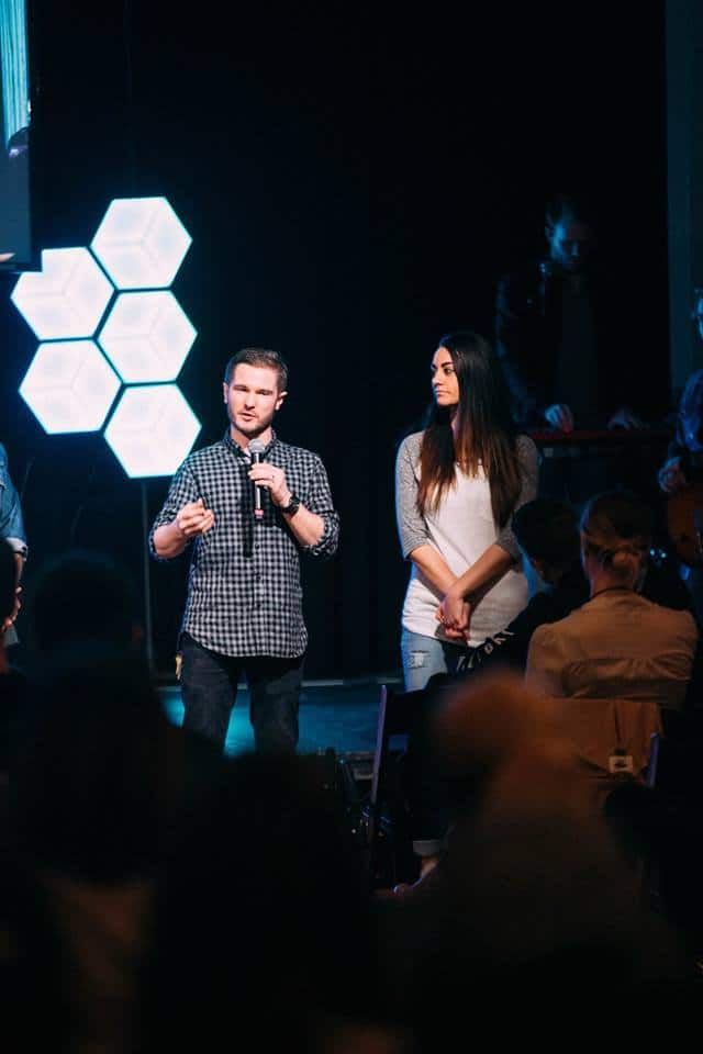 Chris and Jessica Ulery ministering together