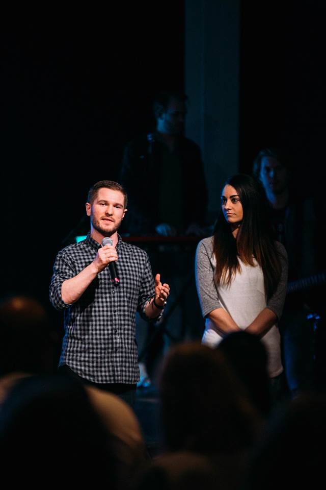 Chris and Jessica Ulery ministering together