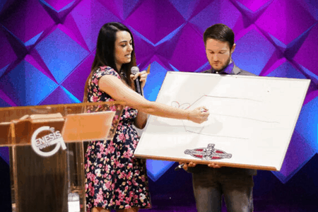 Chris and Jessica Ulery ministering together