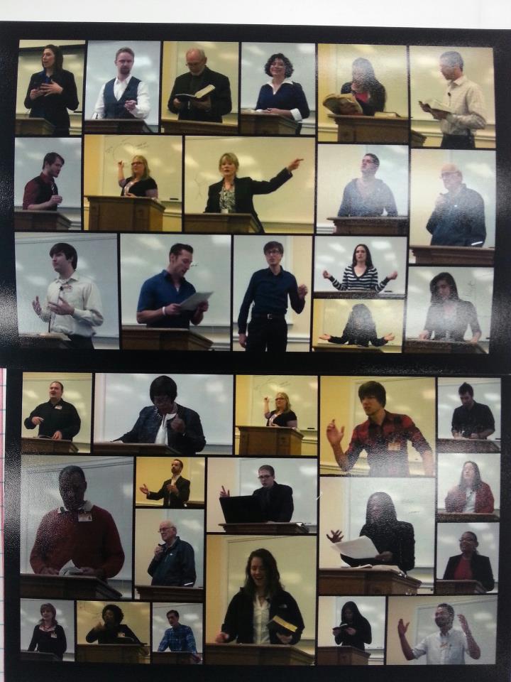 Photo collage of many ministers preaching, including Chris Ulery